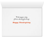 Thanksgiving Aunt Uncle Scrapbook-look Woods Foxes (Inside Horizontal (Bottom))