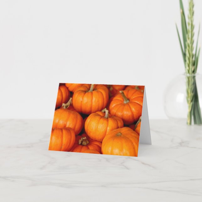 Thanksgiving Autum Holiday Card (Front)
