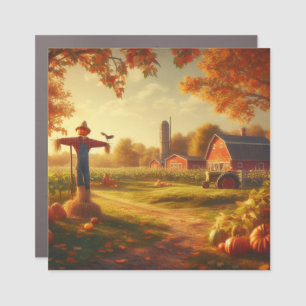 Thanksgiving/Autumn/Fall on the farm Car Magnet