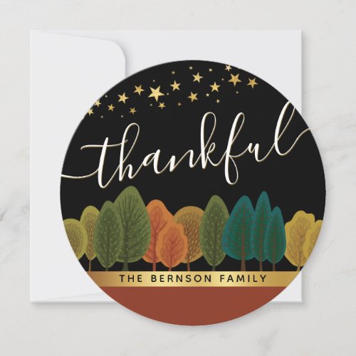 Thanksgiving  Autumn Greeting Card