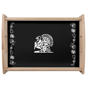 THANKSGIVING AUTUMN HARVEST  SERVING TRAY