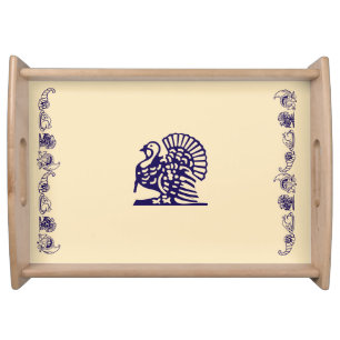 THANKSGIVING AUTUMN HARVEST SERVING TRAY