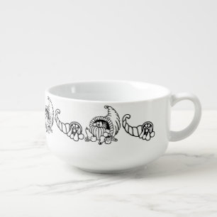 THANKSGIVING AUTUMN HARVEST  SOUP MUG