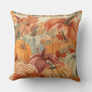 Thanksgiving, Autumn Harvest Throw Pillow