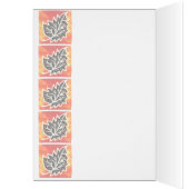 Thanksgiving Autumn Leaf Painting Card (Inside (Left))