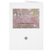 Thanksgiving ~ Autumn Leaves Cards (Back)