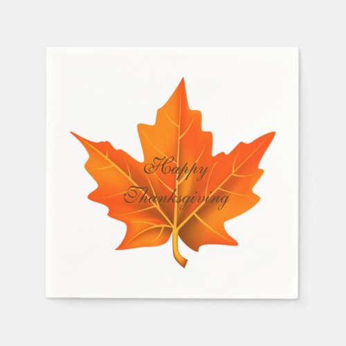 Thanksgiving Autumn Paper Napkins