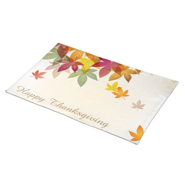 Thanksgiving Autumn Placemat (On Table)