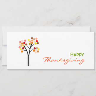 Thanksgiving Autumn Tree Invitation