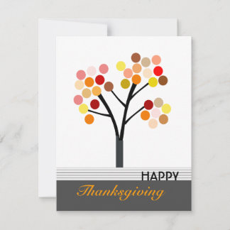 Thanksgiving Autumn Tree Invitation