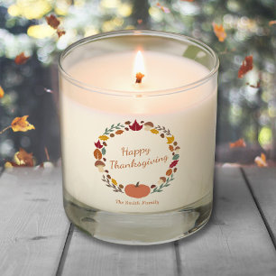 Thanksgiving & Autumn Wreath Scented Candle