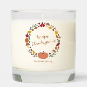 Thanksgiving & Autumn Wreath Scented Candle