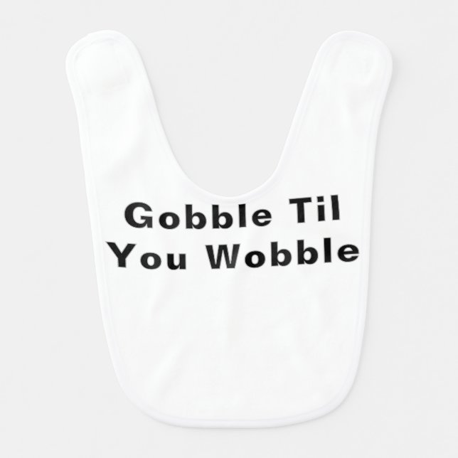 Thanksgiving baby bib (Front)