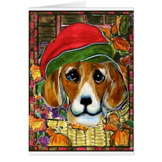 Thanksgiving Beagle Cards (Front)