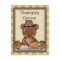 Thanksgiving Bear Holiday cartoon postcard