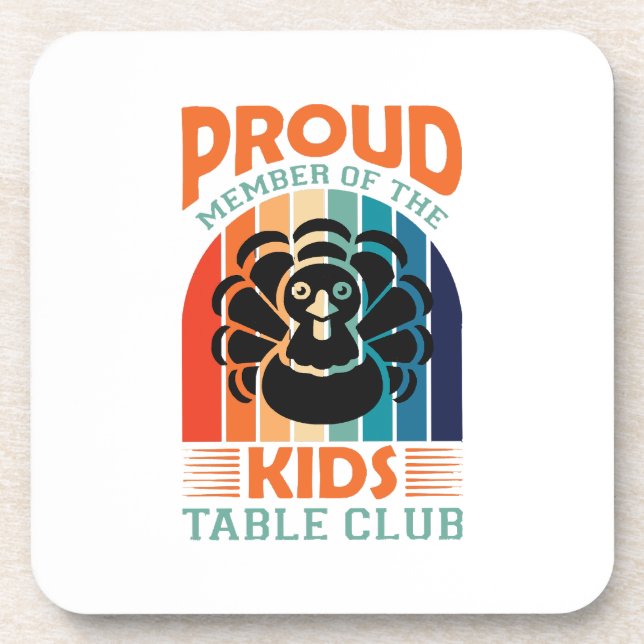 Thanksgiving Beverage Coaster (Front)