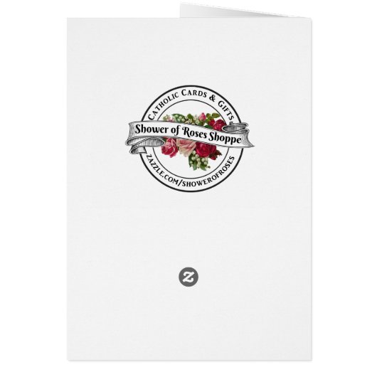 Thanksgiving Blessed Virgin Mary Priest (Back)