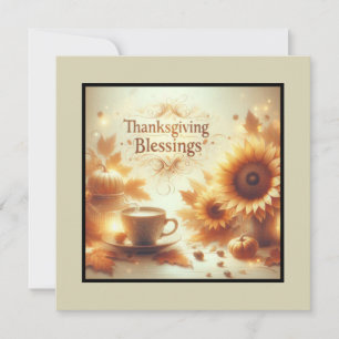 Thanksgiving Blessings Card