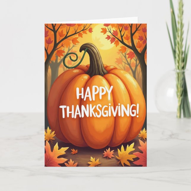 Thanksgiving Blessings Card (Front)