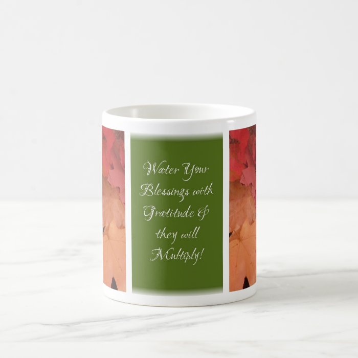 Thanksgiving Blessings Mug   Green 3