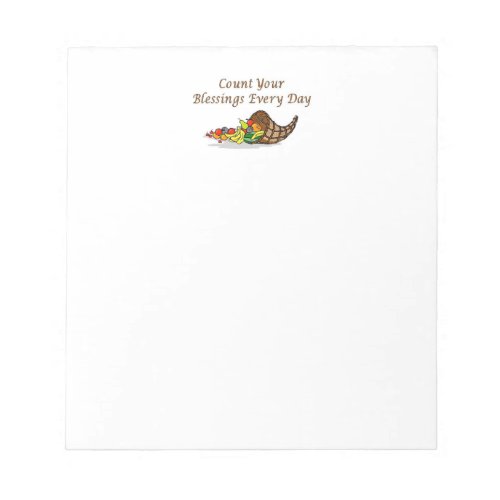 Thanksgiving Blessings Notepad