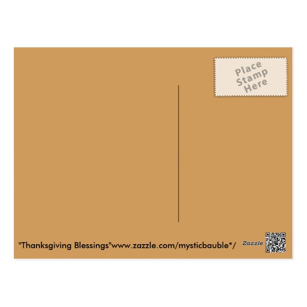 Thanksgiving Blessings Postcards
