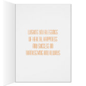 Thanksgiving Blessings Pumpkin Cards (Inside (Right))