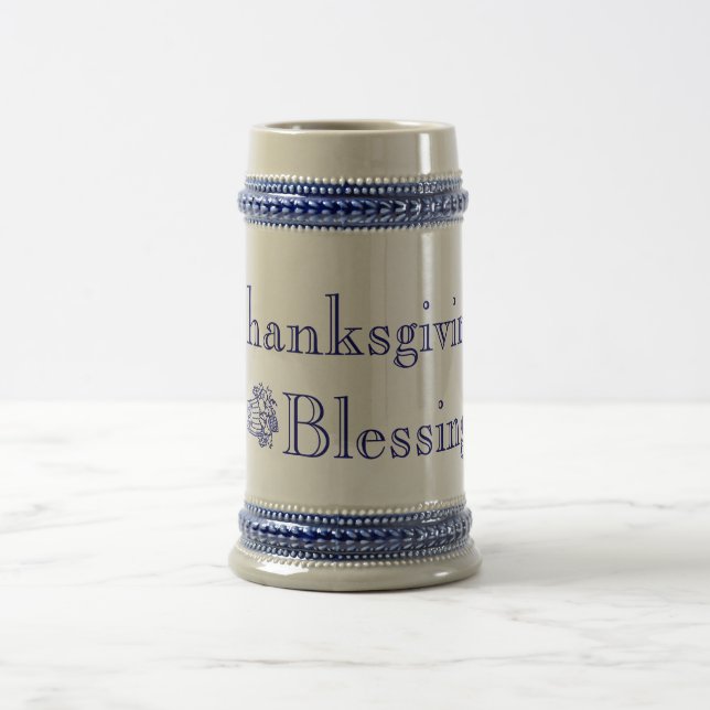 Thanksgiving Blessings Stein (Center)