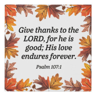Thanksgiving Blessings Wall Art