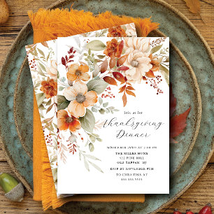 Thanksgiving Blossom Celebration Invitation