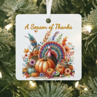Thanksgiving Boho Turkey Keepsake 