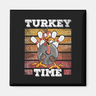 Thanksgiving Bowl Bowler Strike Pin Sport Turkey B Magnet