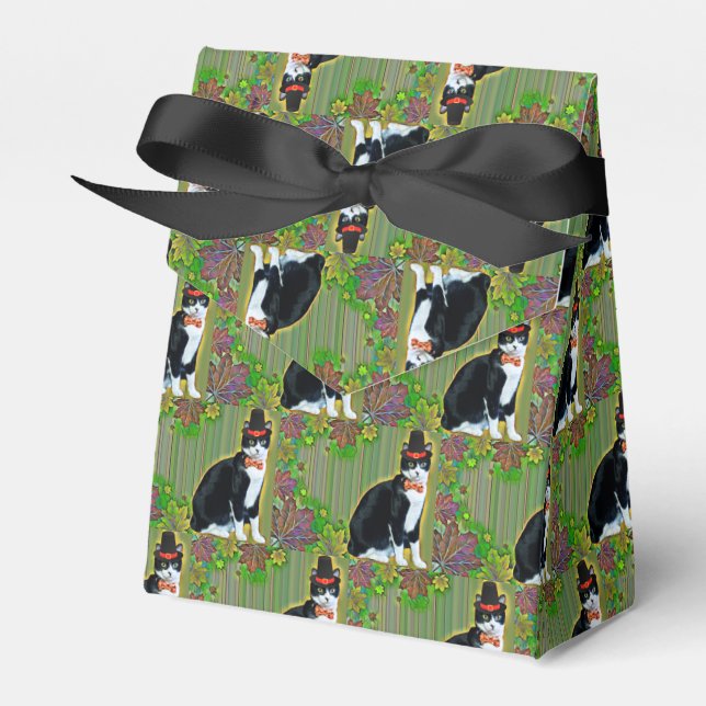 Thanksgiving Calliope  Favor Boxes (Front Side)