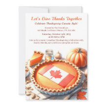 Thanksgiving Canada | Cozy Pumpkin Pie Gathering
