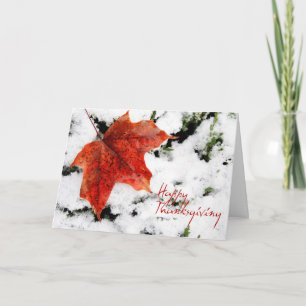 Thanksgiving Canada Holiday Card