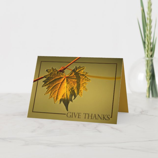 Thanksgiving Card (Front)