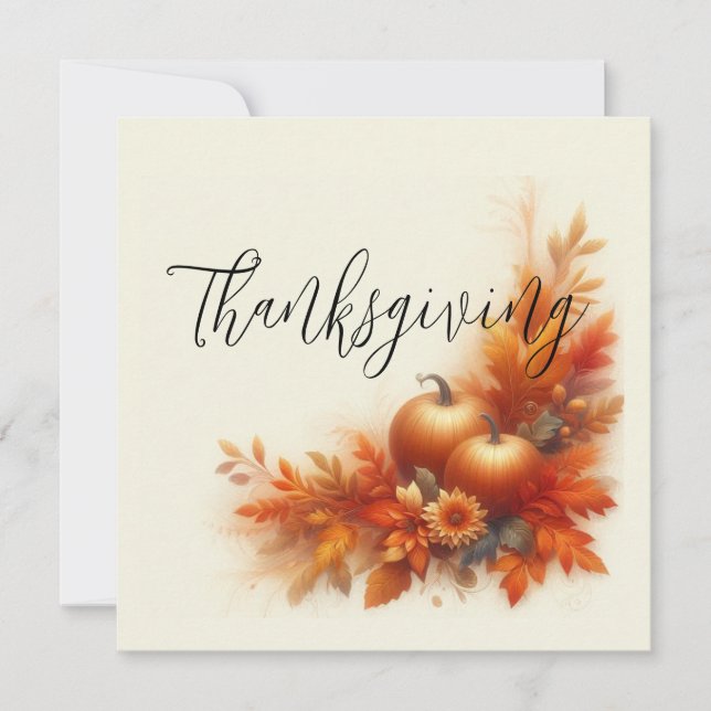 Thanksgiving Card (Front)