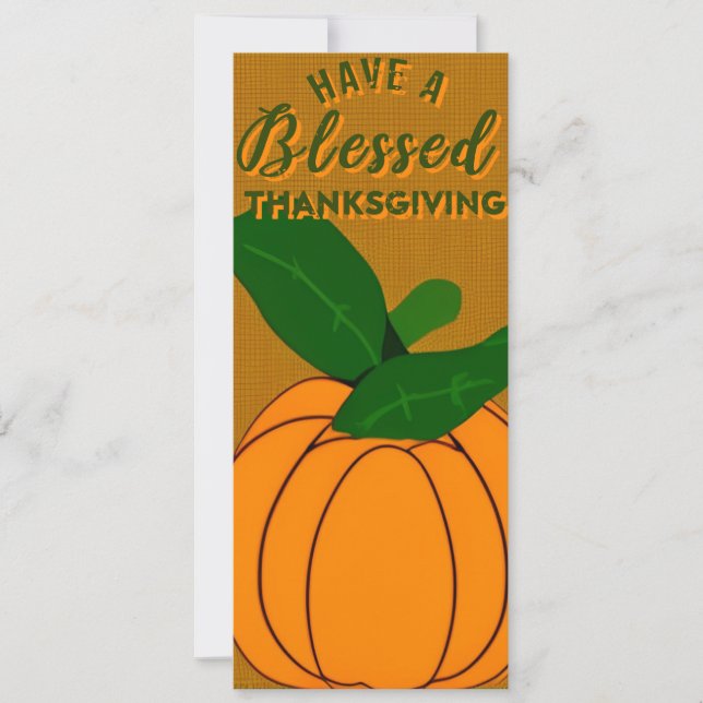 Thanksgiving   card (Front)