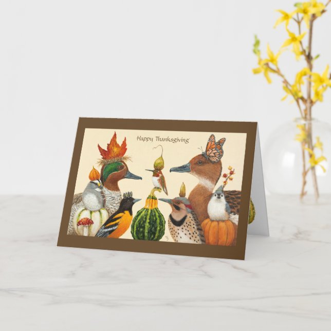 Thanksgiving card (Yellow Flower)