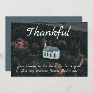 Thanksgiving Card - Christian - Faith