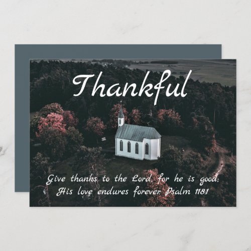 Thanksgiving Card _ Christian _ Faith