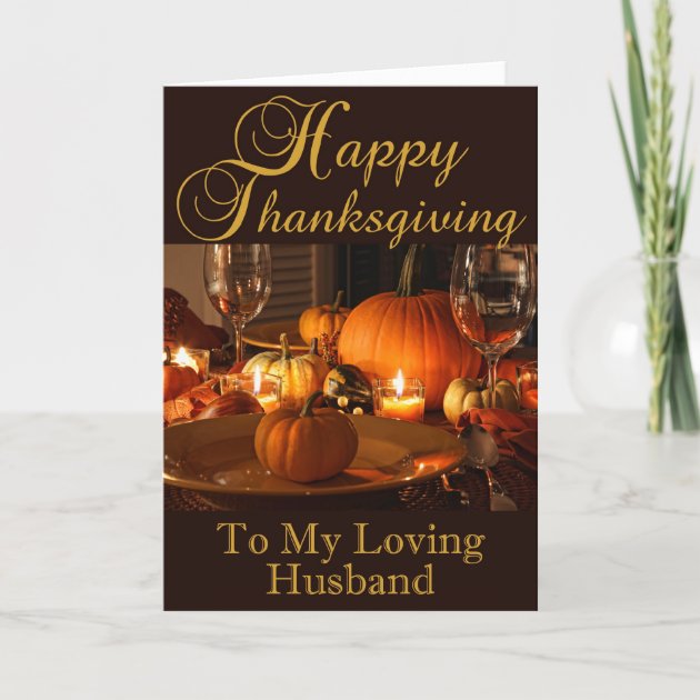 Thanksgiving Card For Husband