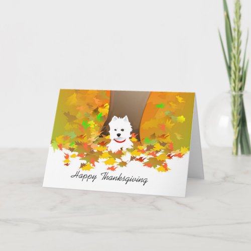 Thanksgiving Card _ Happy Thanksgiving Westie