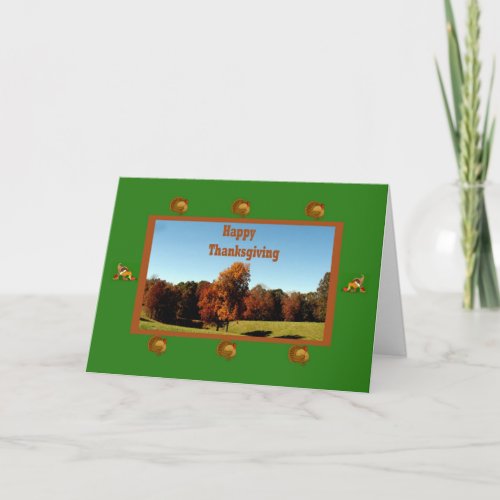 Thanksgiving Card With Rural Mississippi Theme
