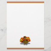 Thanksgiving Cartoon Turkey Pilgrim (Front)