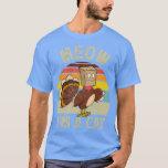 Thanksgiving Cat Funny Turkey Fake Cat Meow Im Cat T-Shirt<br><div class="desc">Thanksgiving Cat Funny Turkey Fake Cat Meow Im Cat Retro .Check out our Thanksgiving t shirt selection for the very best in unique or custom,  handmade pieces from our clothing shops</div>