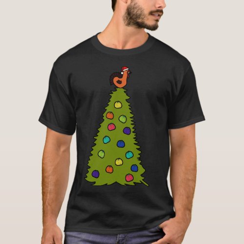 Thanksgiving Celebration Tree with Turkey Topper a T_Shirt