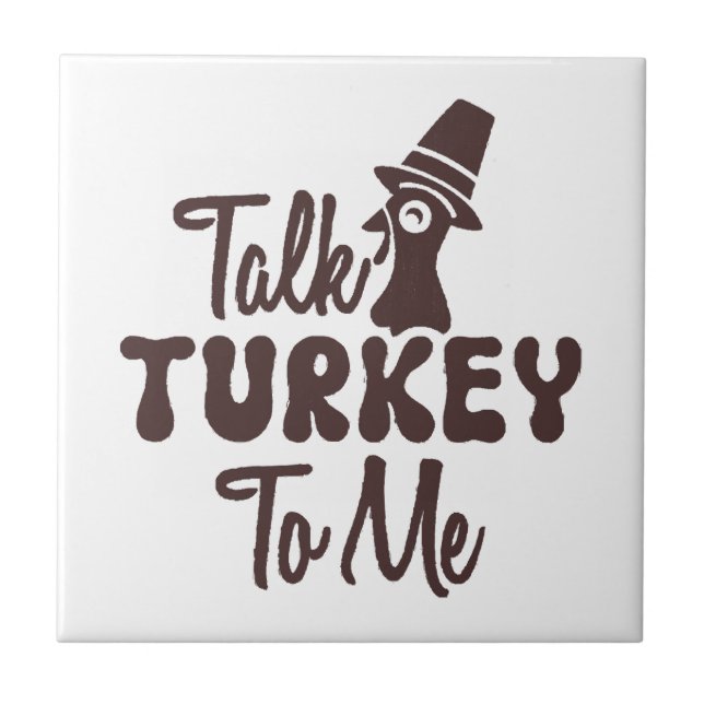 Thanksgiving  ceramic tile (Front)