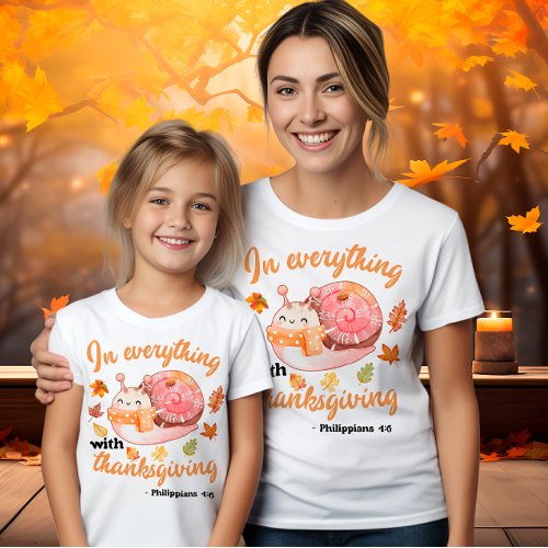 Thanksgiving Christian woman  T_Shirt