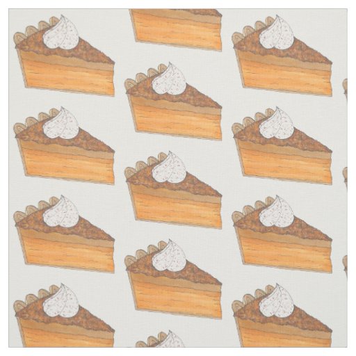 Thanksgiving Christmas Soul Food Sweet Potato Pie Fabric